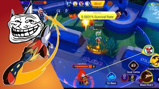 1 Hp Clutch Done By Cinderace Pokemon Unite #shorts #cinderace