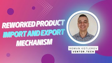 Odoo E-commerce Connectors  - Reworked product import and export mechanism