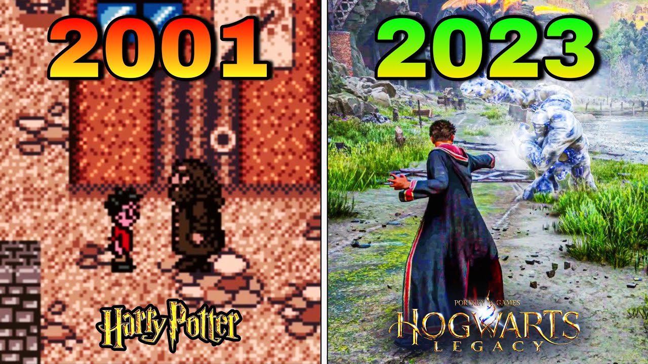 Evolution of Harry Potter Games [2001-2022] NEW HOGWARTS LEGACY