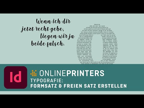 Video: Wie erstelle ich Typografie?