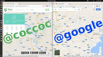 [Map] Coccoc vs Google