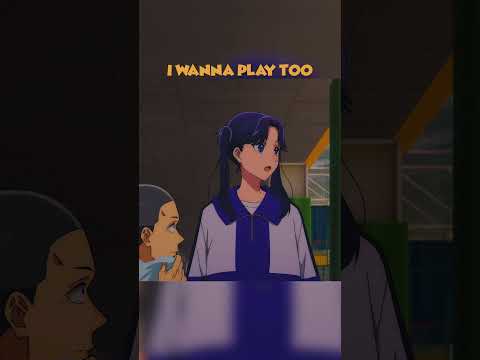 I Wanna Play Too! 🏸💙 | Blue Box Anime | Cute & Competitive Moment | #shorts #animeromance