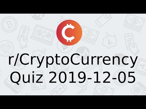 Test questions about cryptocurrency
