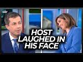 Watch buttigiegs face when host laughs in his face after he makes this insane claim