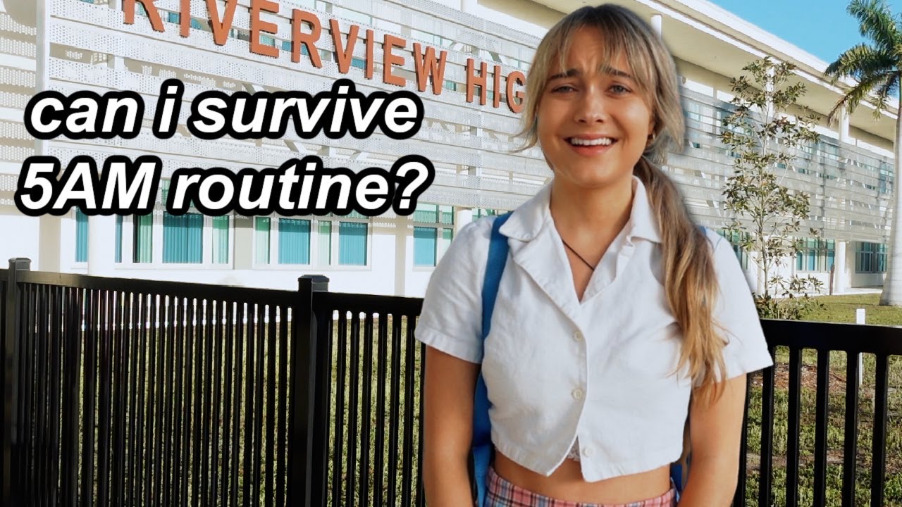 College Students Attempts Old High School 5AM Morning Routine