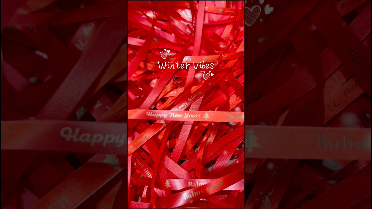 ✨Красная сатиновая лента 1 см с золотой надписью✨