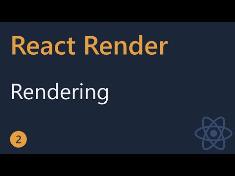 React Render Tutorial - 2 - Rendering