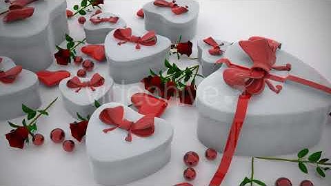 Heart Gift Box Transition | Motion Graphics - Envato elements