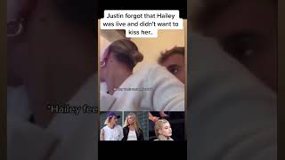 Justin Bieber didn't want to kiss Hailey