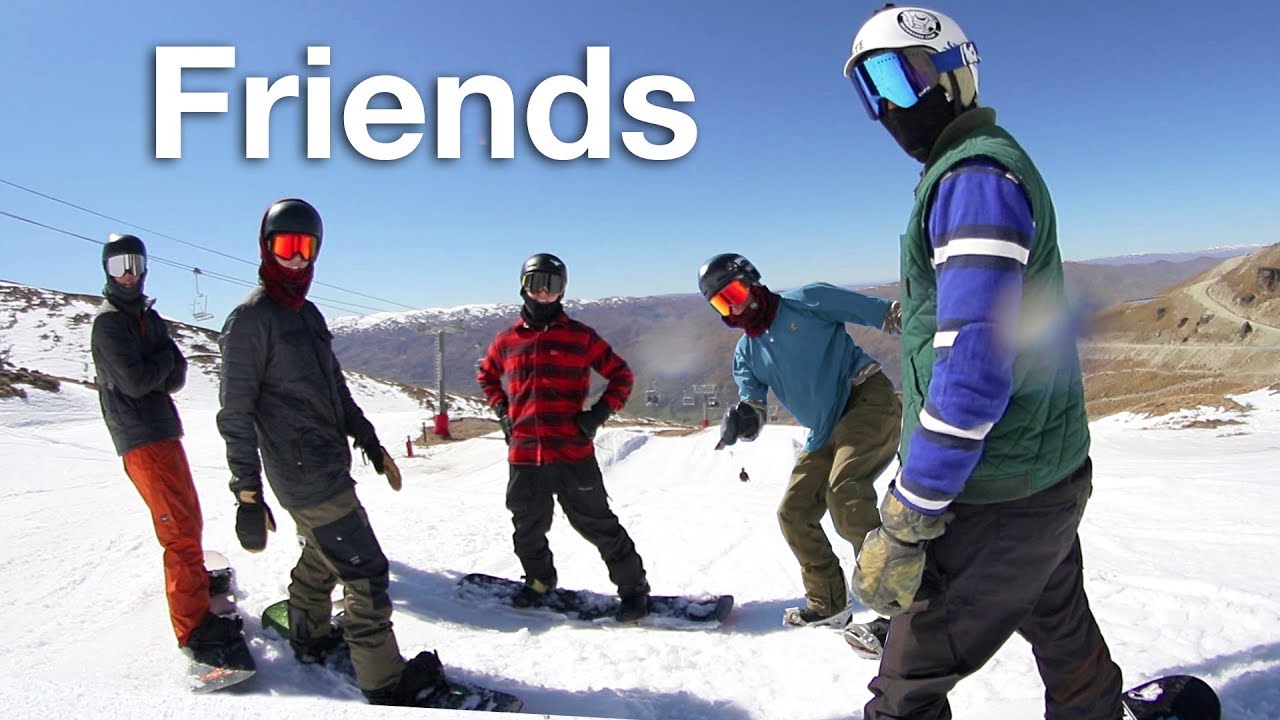 SNOWBOARDING WITH FRIENDS! YouTube