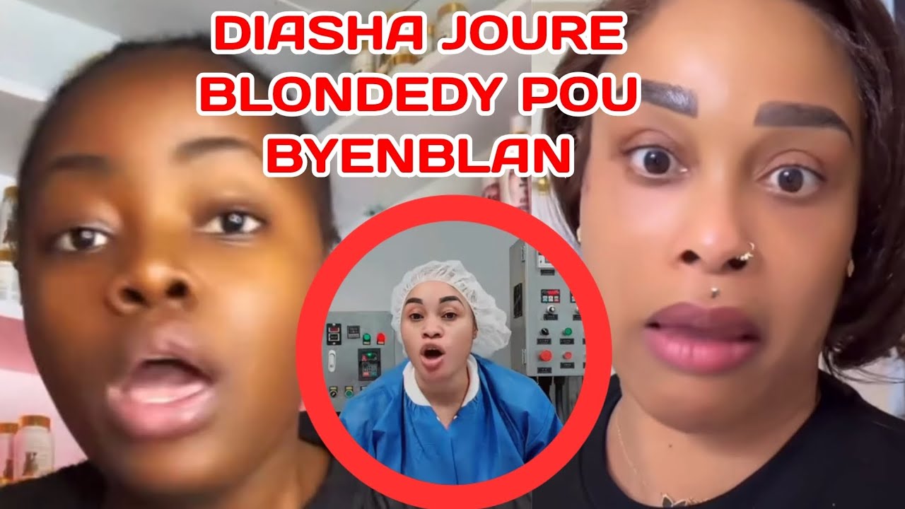 WOY DIASHA JOURE BLONDEDY POU BYENBLAN😭🤣🤣VOICE  BLONDEDY PRANLARI😭😭😭DJOULY PAT DWE DI SA😭ZEN AN CHO