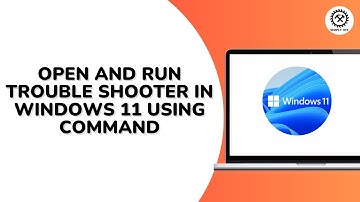 How to Open and Run Troubleshooter in Windows 11 Using Command