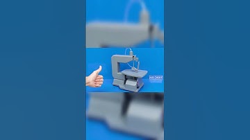 Homemade Scroll Saw from PVC | #diy #inventions #powertools #machine #experiment #scrollsaw