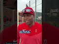 Torii Hunter Visits Angels Spring Training
