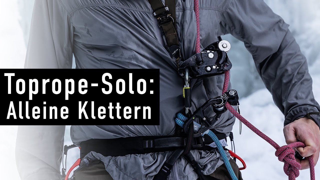 Wie ich alleine klettere - Toprope-Solo mit TAZ LOV3