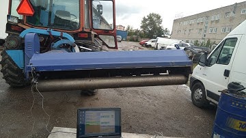 Dynamic Balancing of Flail Mower and Forestry Mulcher Rotors. Video from our client from Lithuania