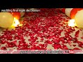 Wedding first night bedroom  awesome decor surat  sushil decor 