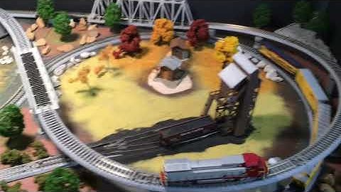 Small N scale Layout 2x4 Part II Loop