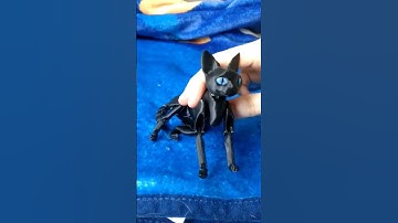 Articulated cat for 3D printing, link in bio