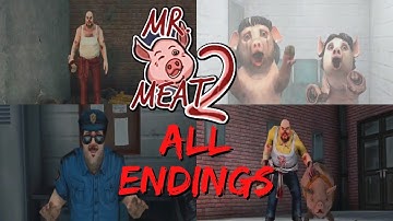 All Endings Mr. Meat 2: Prison Break
