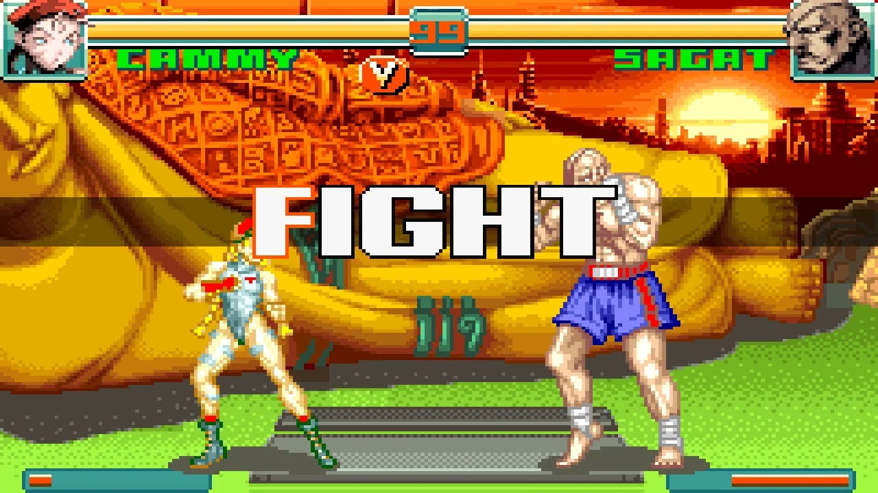 SUPER STREET FIGHTER II TURBO:  REVIVAL - ( GBA ) - [ CAMMY ] - PLAYTHROUGH