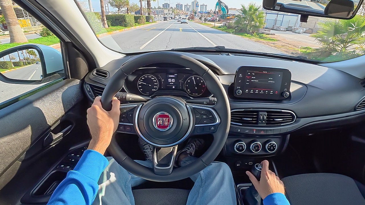 2025 Fiat Egea 1.4 Fire Easy Plus GSR-2 - POV Test Drive (DJI Osmo Action 6)