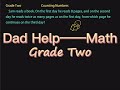 Daddy Help Grade Two Math Tutorial-4: Counting Numbers