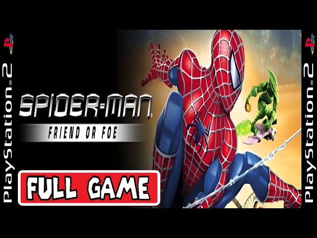 MULTIPLAY NO INCRÍVEL SPIDER MAN FRIENDS OR FOE - PS2 