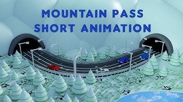 Mountain Pass | Blender Short Animation by Rogue_Knight3D | Blender Animation