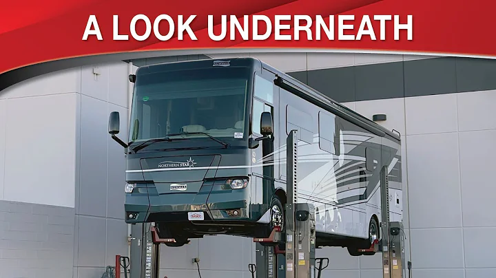 Underneath a Newmar XCR360 Chassis By Freightliner Custom Chassis