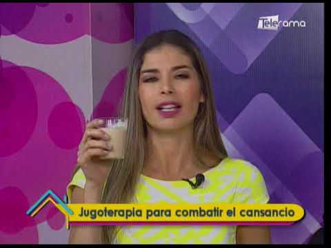 Jugoterapia para combatir el cansancio