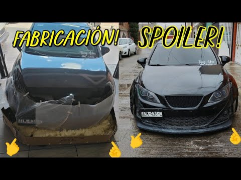 Como Hacer tu Spoiler y Difusor Trasero Economico - Body Kit PARTE 3 