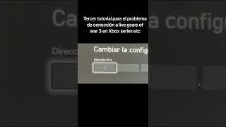 Tutorial #3 problema Xbox series conectar a live en gow 3
