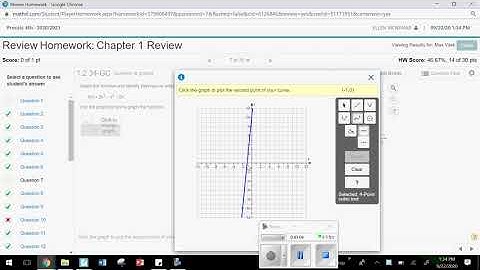 Precalc   Ch 1 Review   graphing cubics on MyMathLab