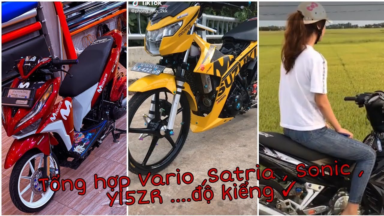 XE ĐỘ VLOGS #17 Tổng hợp Satria , Ex135 , Winner X-V1 , Y15ZR ,Vario ...