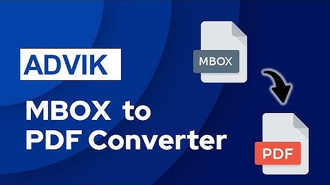 MBOX to PDF Converter - Print MBOX Files to PDF With Attachments