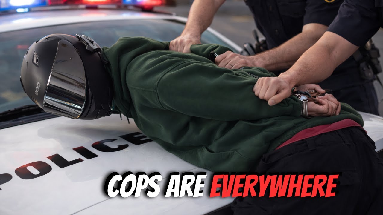 За проезд по этой дороге вас арестуют полицейские.