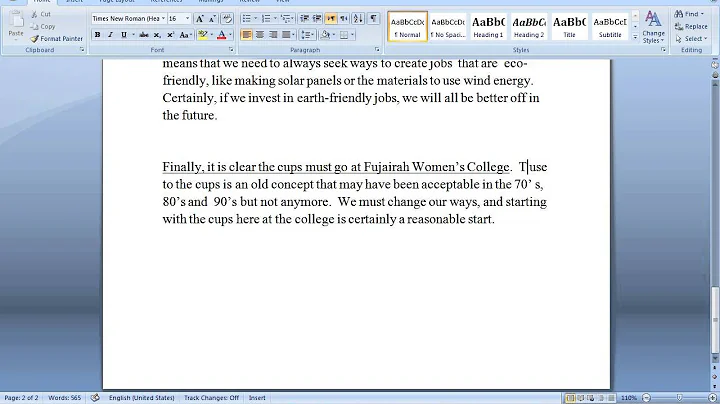 Argumentative Essay Example