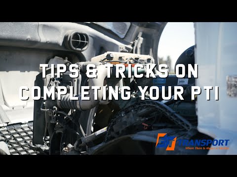 How to do a PTI for Truckers (Pre-Trip Inspection)