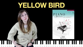 Yellow Bird Piano Adventures Level 3A Lesson Book
