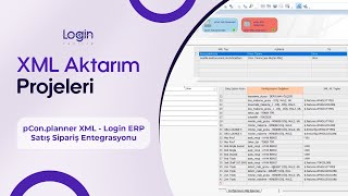 pCon.planner XML - Login ERP Satış Sipariş Entegrasyonu