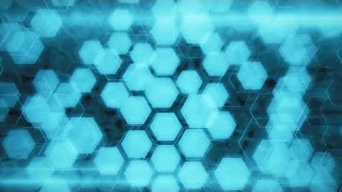 Glowing Hexagons Technological Background Stock Motion Graphics