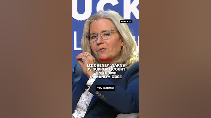 Liz Cheney warns US Supreme Court on Trump immunity case