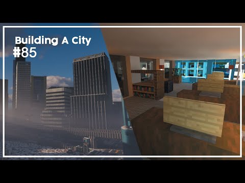 Building A City #85 // Interior (Part 2) // Minecraft Timelapse