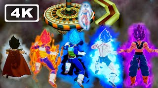 Dragon Ball Z Kakarot - All Vegeta Transformations & Ultra Ego (4K 60fps)