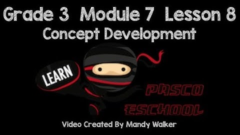 Grade 3 Module 7 Lesson 8 Concept Development