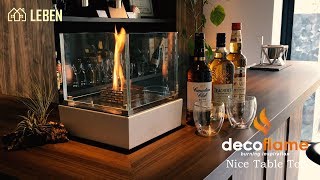 デンマーク製　バイオエタノール暖炉　DECOFLAME Nice Table Top / LEBEN