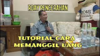 RDAY PENCERAHAN, TUTORIAL CARA MEMANGGIL UANG