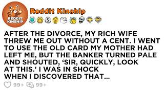 AFTER THE DIVORCE, MY RICH WIFE THREW ME OUT WITHOUT A CENT. I WENT TO USE THE OLD CARD MY MOTHER...