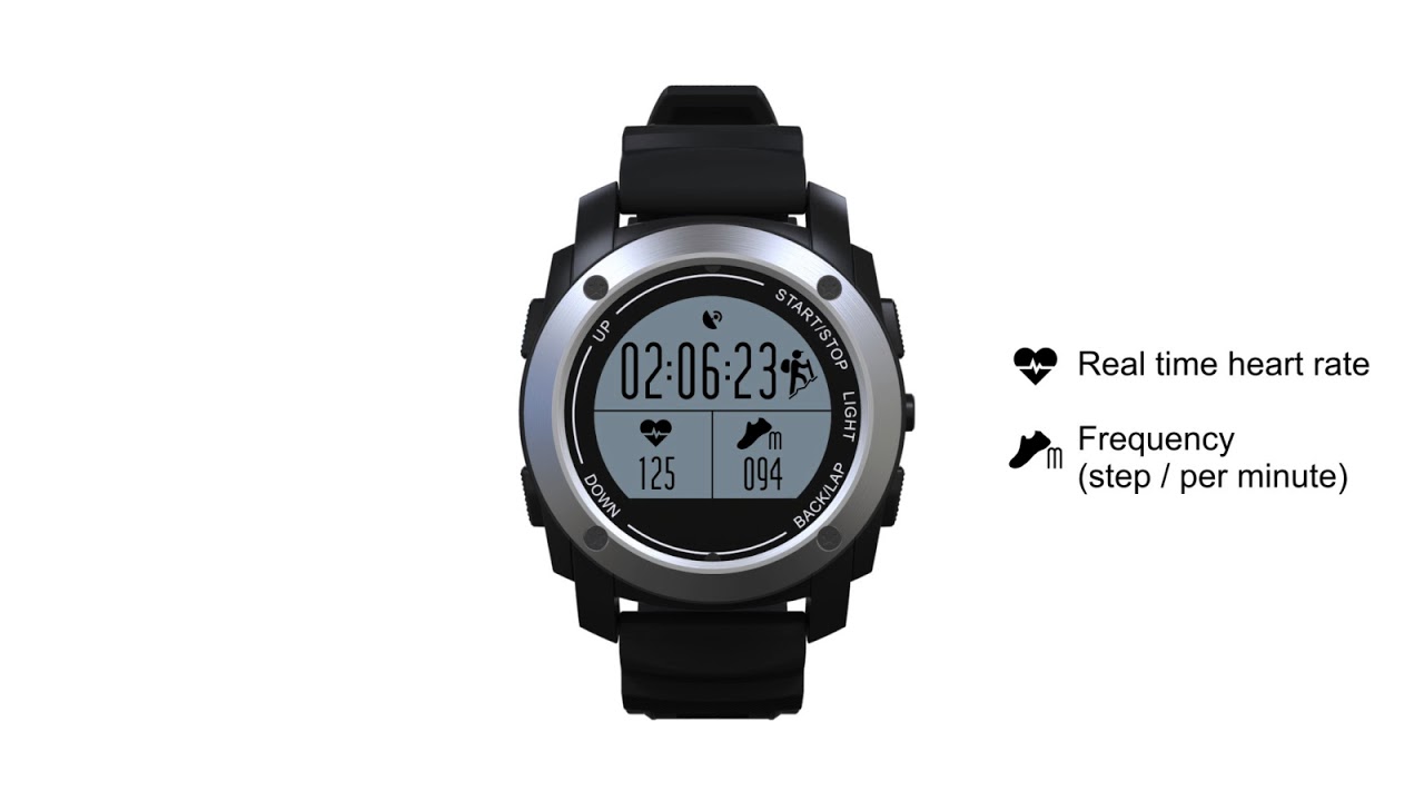 smart sport watch heart rate